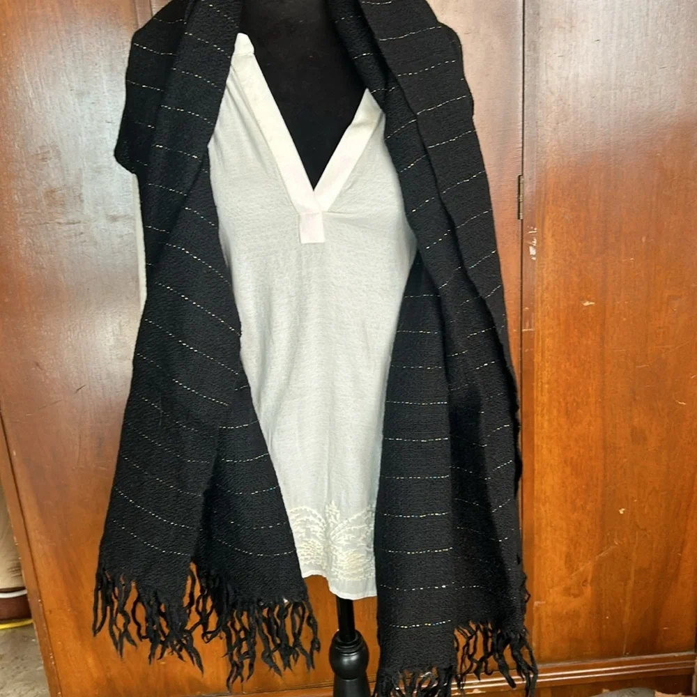 Vintage 100% Wool Scarf - Picture 5 of 5